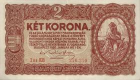Ungarn / Hungary P.058 2 Kronen 1920 (1-) 