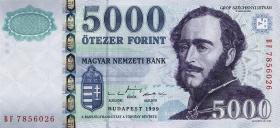 Ungarn / Hungary P.182a 5000 Forint 1999 (1) 