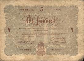 Ungarn / Hungary P.S116b 5 Forint 1848 (4) 