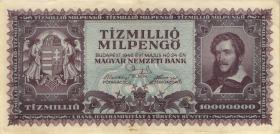Ungarn / Hungary P.129 10 Mio. Milpengö 1946 (2) 