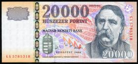 Ungarn / Hungary P.193a 20.000 Forint 2004 (1) 