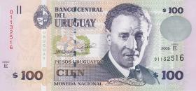 Uruguay P.088a 100 Pesos 2008 (1) 