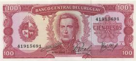 Uruguay P.047 100 Pesos (1967) (1) 