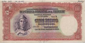 Uruguay P.031s 100 Pesos 1935 (1/1-) 