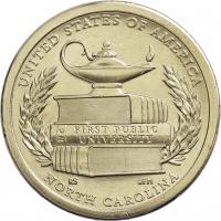 USA 1 Dollar 2021 First Public University - North Carolina 
