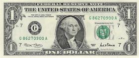 USA / United States P.509 1 Dollar 2001 G (1) 
