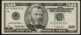 USA / United States P.502 50 Dollars 1996 (1) 