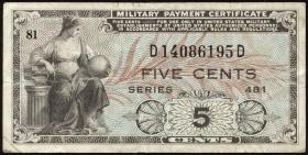 USA / United States P.M22 5 Cents (1951) (3) 