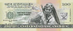 USA State Dollar - 100 Dollars (2022) Alabama - Benjamin O. Davis Jr. (1) 