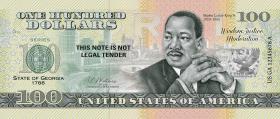 USA State Dollar - 100 Dollars (2022) Georgia - Martin Luther King (1) 