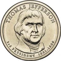 USA 1 Dollar 2007 03. Jefferson 