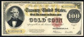 USA / United States P.277 100 Dollars 1922 (1/1-) 