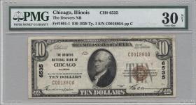 USA / United States FR.1801 10 Dollars 1929 (3) 