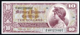 USA / United States P.M35 10 Dollars (1954) Serie 521 (1) 