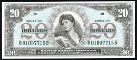 USA / United States P.M71 20 Dollars (1968) (2+) 