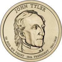 USA 1 Dollar 2009 10. Tyler 