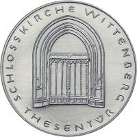 DDR-Medaille Schloßkirche Wittenberg - Thesentür  V-009 