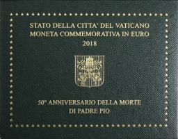 Vatikan 2 Euro 2018 50. Todestag Pater Pio 