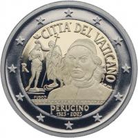 Vatikan 2 Euro 2023 Perugino - 500. Todestag PP-Ausgabe 