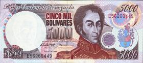 Venezuela P.078c 5000 Bolivares 6.8.1998 (1) 