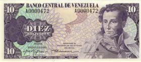 Venezuela P.057 10 Bolivares 1980 (1) 