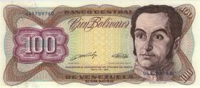Venezuela P.066c 100 Bolivares 1990 (1) 