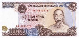 Vietnam / Viet Nam P.117a 100.000 Dong 1994 (2000) (1-) 