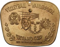 Medaille Volleyball-Wanderpokal - DYNAMO-CUP des Bezirkes Dresden Bronze 