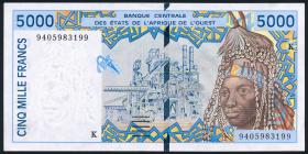 West-Afr.Staaten/West African States P.713Kc 5000 Francs 1994 (1-) 