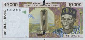 West-Afr.Staaten/West African States P.814Tj 10000 Francs 2001 (1) 
