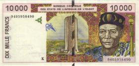 West-Afr.Staaten/West African States P.714Kb 10000 Francs 1994 (1) 