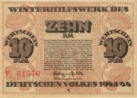 WHW-42 Winterhilfswerk 10 Reichsmark 1943/44 (1-) 