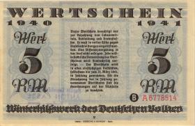 WHW-18 Winterhilfswerk 5 Reichsmark 1940/41 (1) 