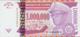 Zaire P.79 1.000.000 Nouveau Zaires 1996 (1) 