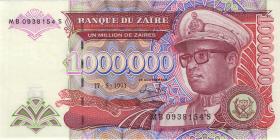 Zaire P.45b 1.000.000 Zaires 17.5.1993 (1) 