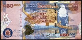 Sambia / Zambia P.48d  50000 Kwacha 2008 (1) 