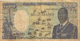 Zentralafrikanische Republik / Central African Republic P.016 1000 Fr. 1987 (4) 