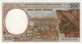 Zentral-Afrikanische-Staaten / Central African States P.201Ee 500 Francs 1998 (1) 