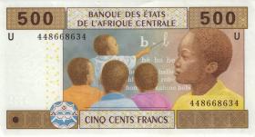 Zentral-Afrikanische-Staaten / Central African States P.206Ud 500 Fr. 2002 (1) 