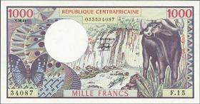 Zentralafrikanische Republik / Central African Republic P.010 1000 Fr. 1.6.1981 (1) 