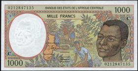 Zentral-Afrikanische-Staaten / Central African States P.102Ch 1000 Francs 2002 (1) 