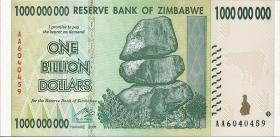 Zimbabwe P.083 1 Billion Dollars 2008 (1) 