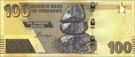 Zimbabwe P.106 100 Dollars 2020 (1) 