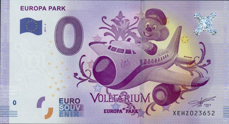 0 Euro Souvenir Schein Europapark II (1) 