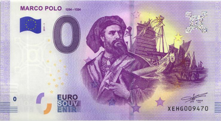0 Euro Souvenir Schein Marco Polo (1) 