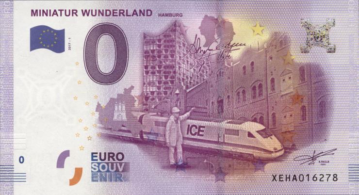 0 Euro Souvenir Schein Miniatur Wunderland II (1) 