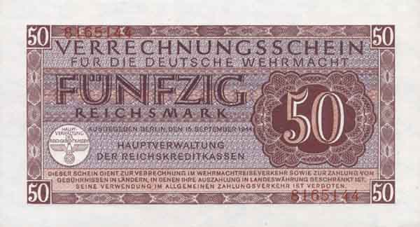 R.514: Deutsche Wehrmacht 50 Reichsmark 1944 (1) 