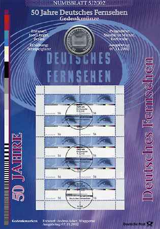 2002/5 Deutsches Fernsehen - Numisblatt 