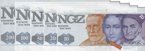 Testbanknoten DM-Währung (NGZ) 