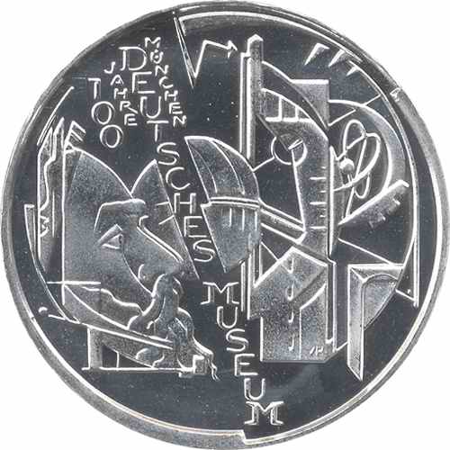 Deutschland 10 Euro 2003 Deutsches Museum stg 